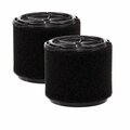 Workshop Wet/Dry Vacs 2pk Wet Application Replacement Filter for 3-4 Gal. Wet/Dry Shop Vac, 2PK WS14045F2