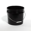 Pipeline Packaging Open Head Pail, HDPE, Black, 3.5 gal. 01-05-048-00129