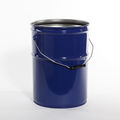 Pipeline Packaging Open Head Pail, Steel, Blue, 6 gal. 01-19-048-00230