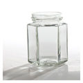 Pipeline Packaging Hex Glass Jar, 6.4 oz. 08-04-033-00012