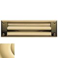 Baldwin Estate Unlacquered Brass Mail Slot 0015.031