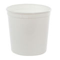 Pipeline Packaging PP Tub, White, 85 oz. 07-16-081-00028