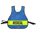 R&B Fabrications Safety Vest Medical, Royal Blue 005RB-MED