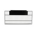 Marlin Steel Wire Products T-slot Wall Shelf, 12"Lx6"Wx2.88"H 00-00363247-01