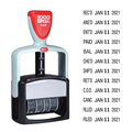 2000 Plus Date Stamp, Self-Inking, Black Ink 011029