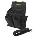 Greenlee Bag/Tote, Tool Pouch, Black, Ballistic Nylon, 20 Pockets 0158-15