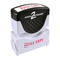 Accu-Stamp2 Message Stamp, File Copy, Red Ink 035615