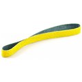 Arc Abrasives Belt Predator 1 X 18 120, Coated, 1" W, 18" L, 120 Grit, Ceramic, Predator, Yellow 71-010018008