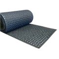Rubber-Cal "Paw-Grip" 100% Nitrile Non-Slip Rubber Matting - 3/8 in x 34 in x 3 ft - Red 03-W182