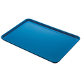 Cambro Economy Cafeteria Tray, 25 3/4 in L, Blue EA1826CL142