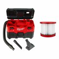 Milwaukee Tool Cordless Wet Dry, Vacuum HEPA Filter 0880-20, 49-90-1900