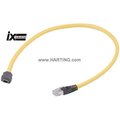 Harting Cordset, 3m, Yellow, 28 AWG 09482612749030