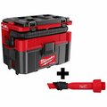 Milwaukee Tool M18 2.5 Gallon Wet/Dry Vac + Attachment 0970-20, 49-90-2028