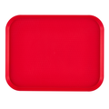 Cambro Textured Surface Tray, 16 1/8 in L, Red EA1216FF163