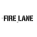 Newstripe Stencil, 8" FIRE LANE, 1/16" 10001971