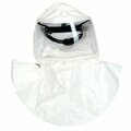 Msa Safety Hood, Universal Mask Size, White, PK4, Suspension: Integrated 10083383