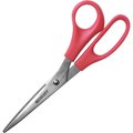 Westcott Scissors, 8" Straight Scissors, Color: Red 40618