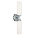 Livex Lighting Aero 2 Light Brushed Nickel ADA Bath Vanity 10104-91