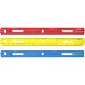 Westcott Rulers, 12" Plastic Ruler - Inches/Metric 10526