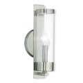 Livex Lighting Castleton 1 Light Brushed Nickel ADA Wall Sconce 10141-91