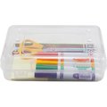 Gem Office Products Pencil Box, 8.5"X5.5", Clear 34104