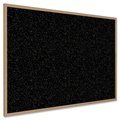 Ghent Rubber Bulletin Board 24"x36", Oak Frame WTR23-TN