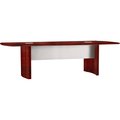 Mayline Rectangle Medinaâ„¢ 12' Conference Table, 144 X 48 X 29.5, Wood Top, TexturedSeaSalt MNC12TSS