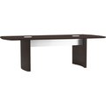 Mayline Rectangle Medinaâ„¢ 10' Conference Table, 120 X 48 X 29.5, Wood Top, Mocha MNC10LDC