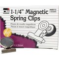 Cli Magnetic Spring Clips, 1.3", PK24 68512