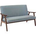 Ave 6 Davis Loveseat, Klein, Sea Fabric, 29" x 32" DVS52-K21