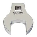 Williams 3/8" Drive, SAE 1-3/4" Crowfoot Socket Wrench, Open End Head, High Polished Chrome Finish 10722