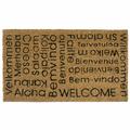 Rubber-Cal Rubber Cal "In Any Language It Is Still a Welcome Mat!" Welcome Doormat, 18-InchX30-Inch 10-106-031