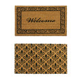 Rubber-Cal "Coir Double Wide Door Mats" - 2 Double Doormats - 24" x 57" 10-108-016