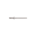 Disco Blind Rivet, Dome Head, 1/8 in Dia., 23/64 in L, Steel Body 11083PK