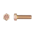 Disco Grade 8, 7/16"-14 Hex Head Cap Screw, Zinc Yellow Steel, 1-1/2 in L 11506PK