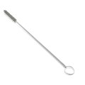 Brush Research Manufacturing Oil Gallery Brush, .438" Dia., .006 CS, 2.5" Brush Part, 12" Overall Length, With Ring Handle 49C