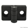 80/20 Standard Hinge 2-Hole Notab Nylon Black 12074