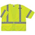 Ergodyne Lime Type R Class 3 Standard Vest, S/M 8320Z