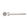 Disco Class 10.9, M6-1.00 Flange Bolt, Bright Zinc Plated 55 mm L 12524PK