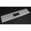 Wiremold Open Cover Plate, Gray, Aluminum ALA-G