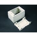 Wiremold Extra Deep Box Fitting, White, PVC NM2044-WH