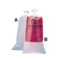 Sp Bel-Art Biohazard Disposal Bags, Clear, P, PK100 F13161-0005