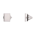 Disco Wht Nyln Moulding Clips 9mm Hole Size 12mm L PK15 13387PK