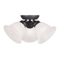 Livex Lighting Essex 3 Light Bronze Ceiling Mount 1358-07