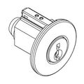 Kwikset Hancock Cylinder Satin Chrome 83733-004