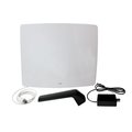 Monoprice Active Curved Hd5 Hdtv Antenna, 60 Mile 15954