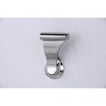 Soss Stationery Closet Handle, Bright Chrome F LCL-26