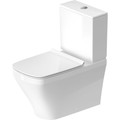 Duravit Toilet Close-Coupl., 28 3/8", Durastyle Wd, 4.5 l gpf, White Alphin 2156090092