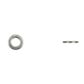 Disco Flat Washer, For Screw Size M8 Bright Zinc Plated Finish 1655PK