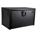 Buyers Products 18x18x30 Inch Textured Matte Black Steel Underbody Truck Box with 3-Point Latch 1732503